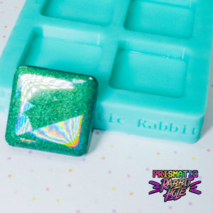 1" Square Holographic Palette Mold